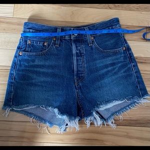 Levi’s cutoff denim shorts sz 25